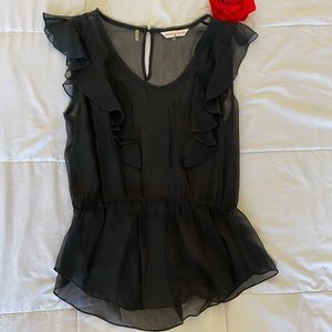 Rebecca Taylor silk sheer top 🦁